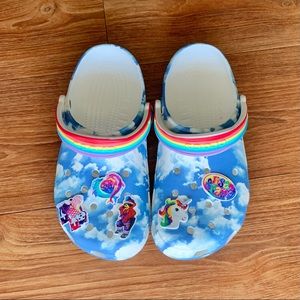 Cloud Rainbow Crocs